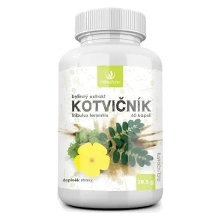 Allnature Трибулус, растительный экстракт, 60 капсул