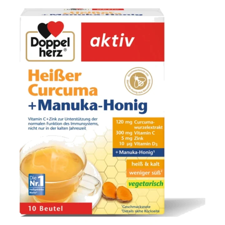 Hot drink — turmeric + manuka honey