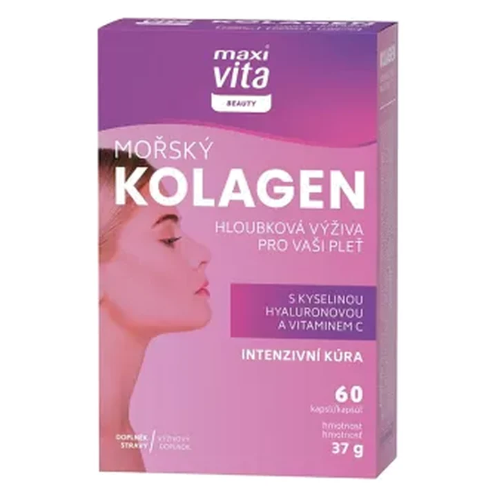 Maxi Vita Beauty морской коллаген 60 капсул