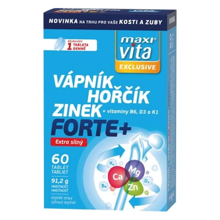 Maxi Vita Exclusive calcium, magnesium, zinc forte+ 60 tablets