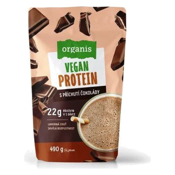 Organis VEGAN протеин шоколад 490 г