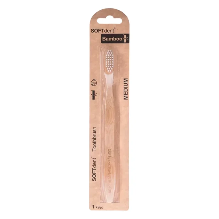 Zubní kartáček Bamboo MEDIUM 1 ks